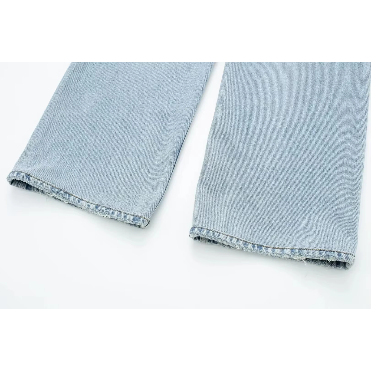 Vibonanza | Damesjeans Hoge Taille Lichtblauw Stretch Vintage Look