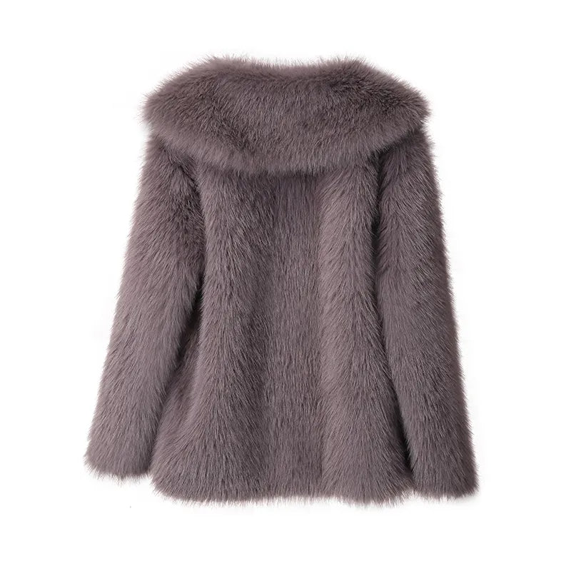 Vibonanza | Oversized Dames Winterjas met Lange Mouwen