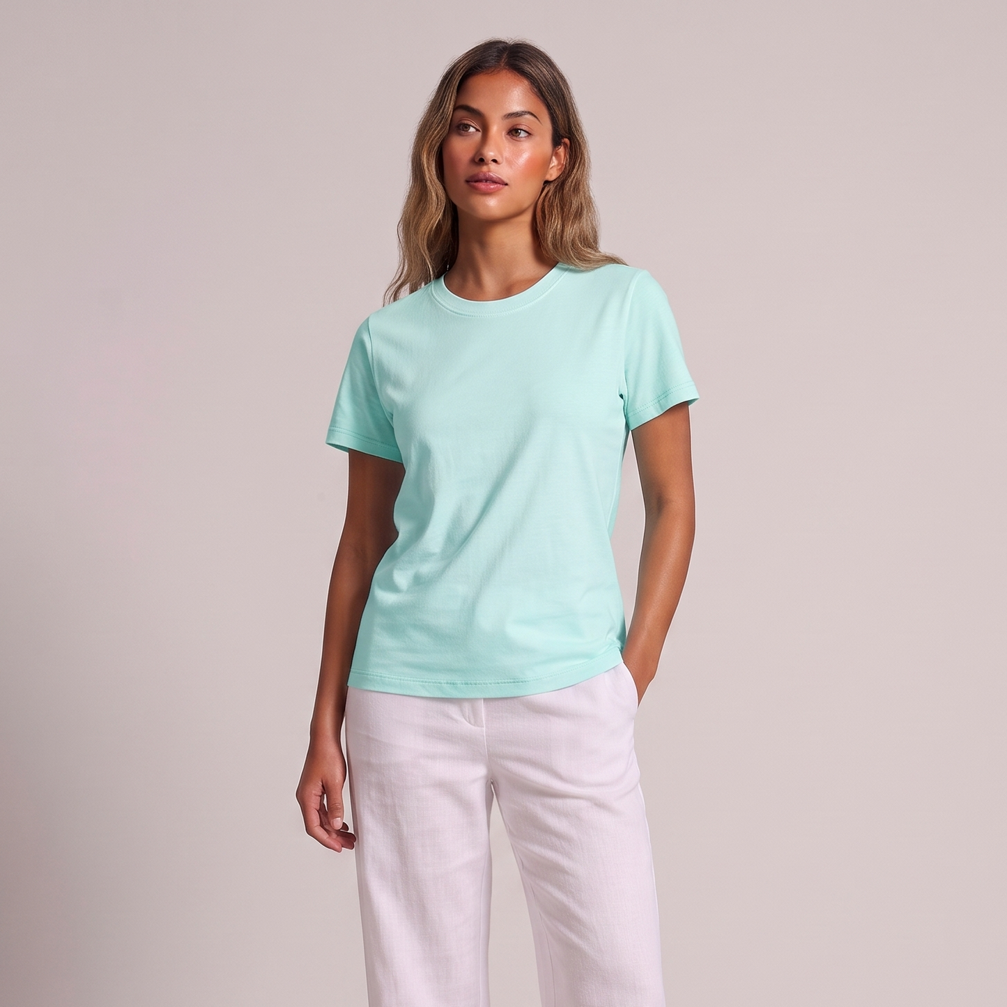 Vibonanza | T-Shirt met Ronde Hals en Korte Mouwen