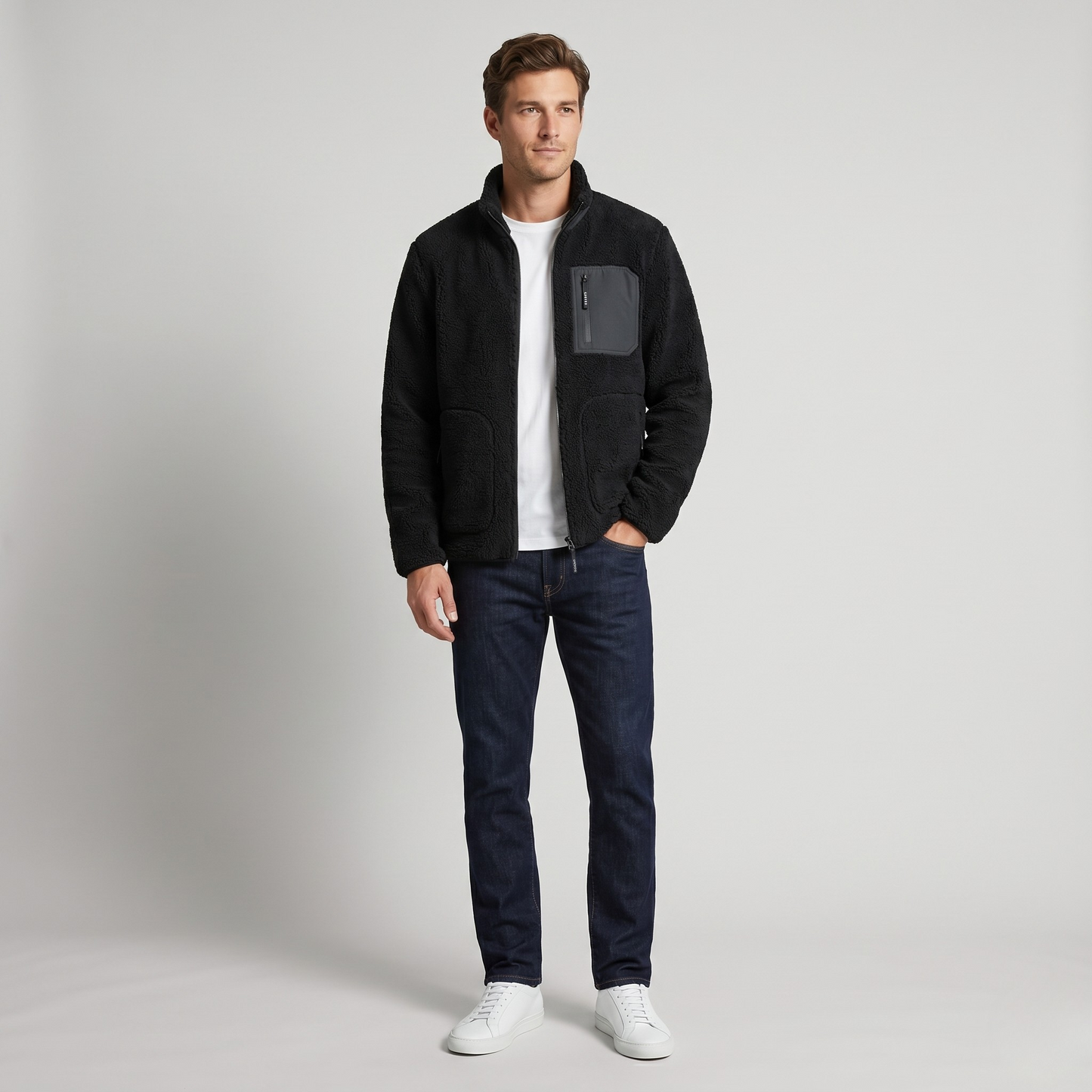 Vibonanza | Heren Fleece Vest Navy