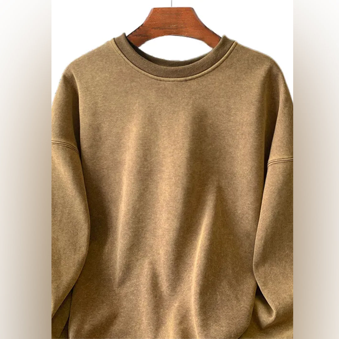 Vibonanza | Slim-fit Heren Sweater met Ronde Hals