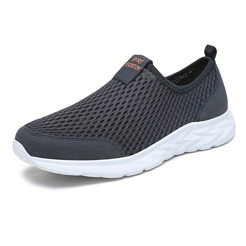 Vibonanza | Ademend Mesh Sneaker met Orthopedische Zool Zwart