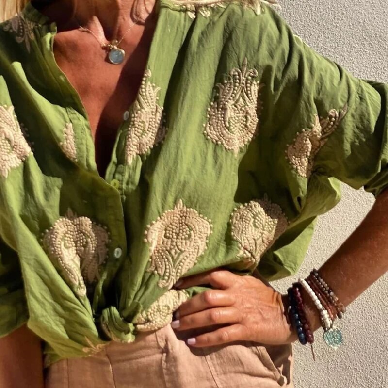 Vibonanza | Elegante Damesblouse Lange Mouwen