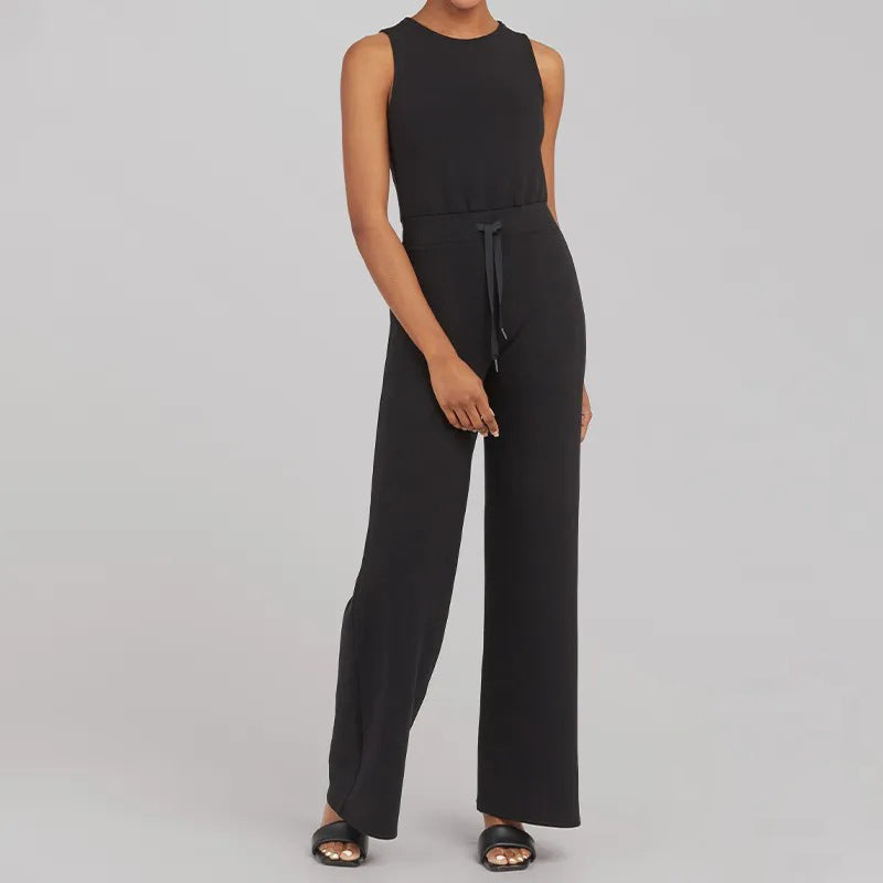 Vibonanza | Mouwloze Jumpsuit met Verstelbare Taille