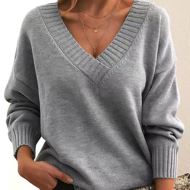 Vibonanza | Oversized Vrouwentrui met V-Hals