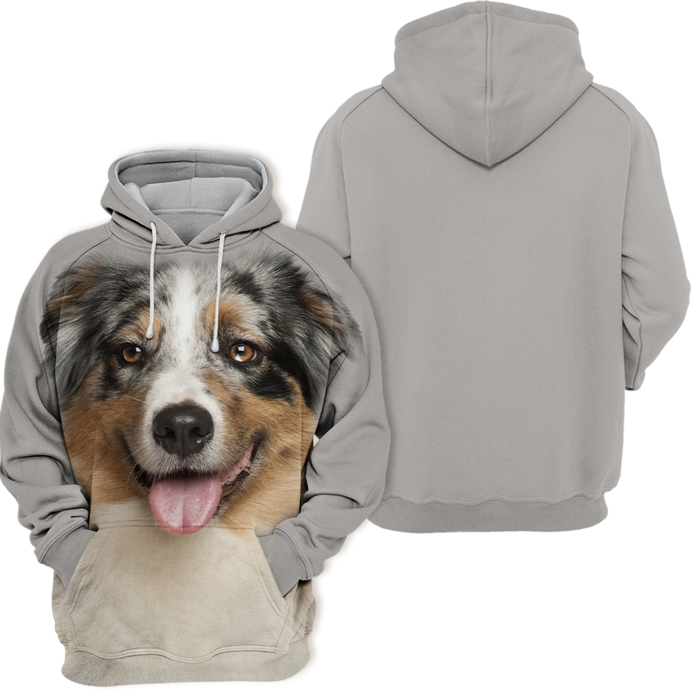 Vibonanza | Unisex Grijze Honden Hoodie