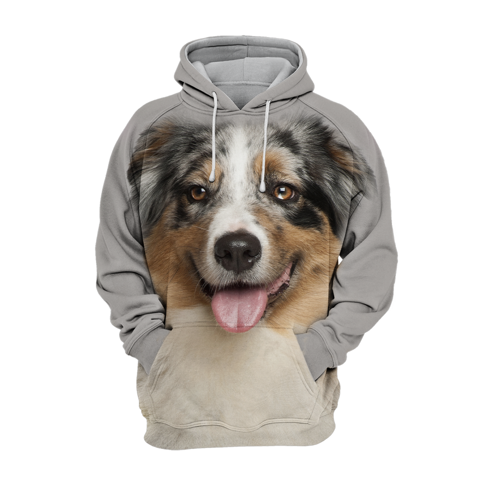 Vibonanza | Unisex Grijze Honden Hoodie