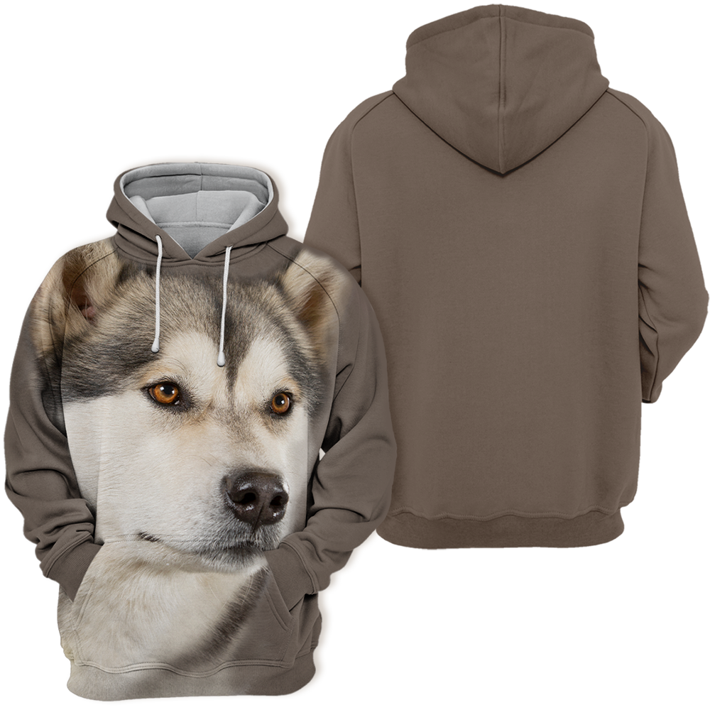 Vibonanza | Unisex Hoodie met Huskyprint
