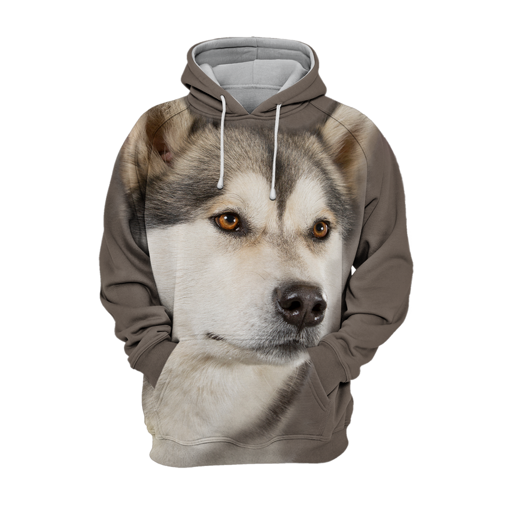 Vibonanza | Unisex Hoodie met Huskyprint
