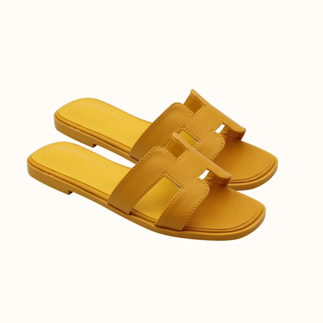 Vibonanza | Dames Lederen Slip-on Sandalen