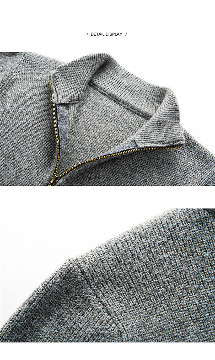 Vibonanza | Heren Slimfit Gebreid Vest Met Lange Mouwen