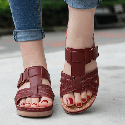 Vibonanza | Orthopedische Dames Sandalen Blauw