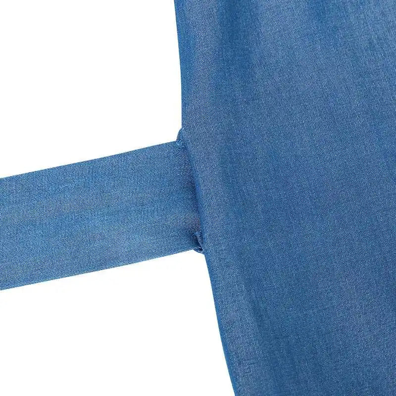 Vibonanza | Plus-size Mouwloze Spijkerjurk Maxilengte