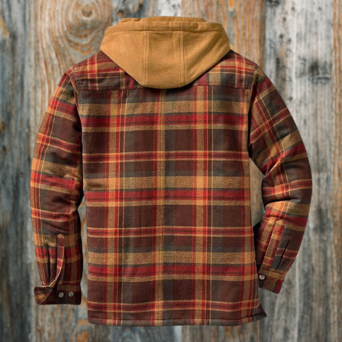 Vibonanza | Herenshirt Flanel met Capuchon