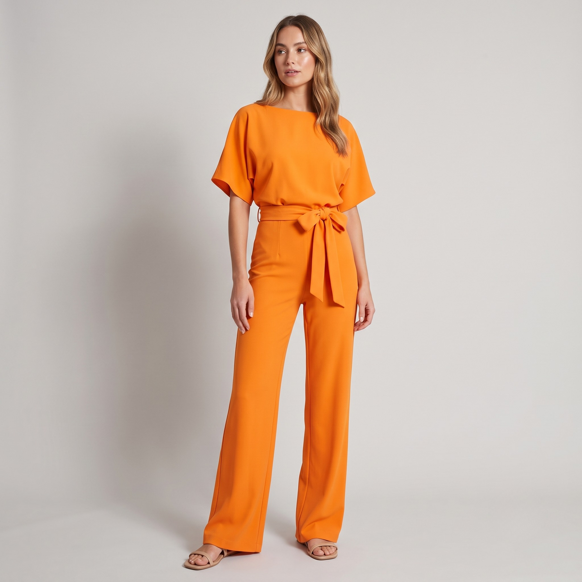 Vibonanza | Elegante Jumpsuit Korte Mouw