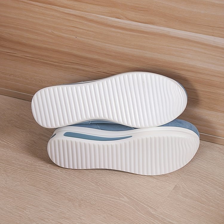 Vibonanza | Rode Orthopedische Sneakers met Gouden Rits