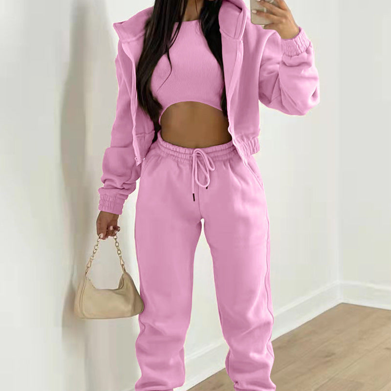 Vibonanza | Dames Zachte Hoodie Jumpsuit Oranje