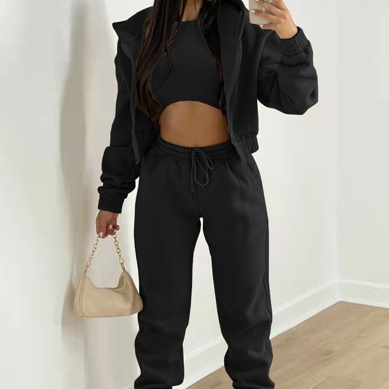 Vibonanza | Dames Zachte Hoodie Jumpsuit Oranje