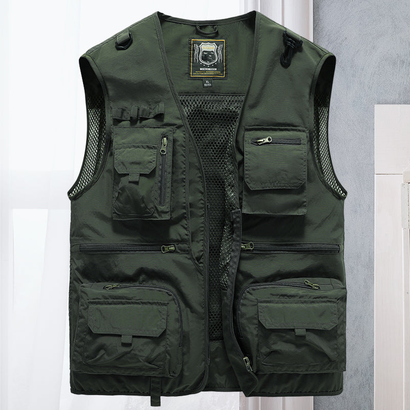 Vibonanza | Ademend Tactisch Outdoorgilet met Zakken