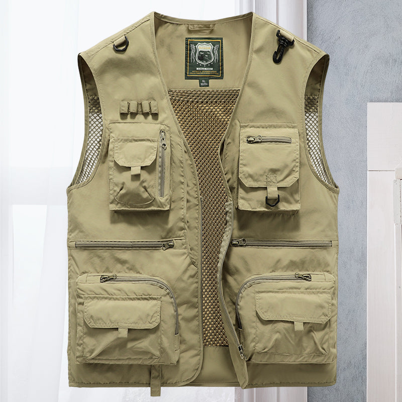 Vibonanza | Ademend Tactisch Outdoorgilet met Zakken