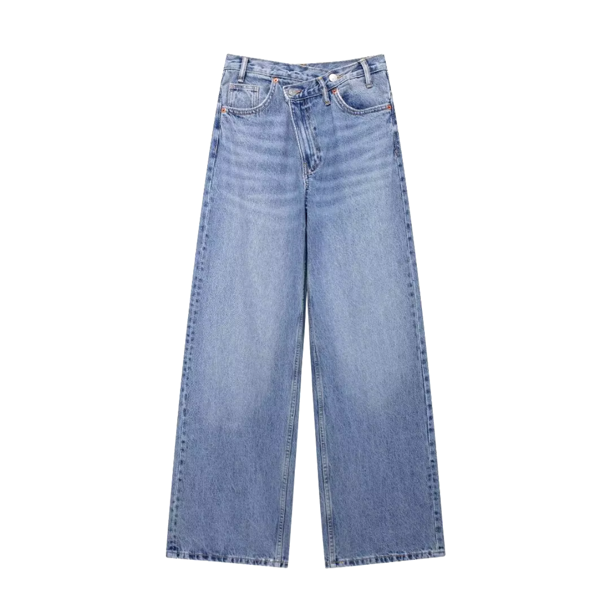 Vibonanza | Baggy Damesjeans Licht Denim