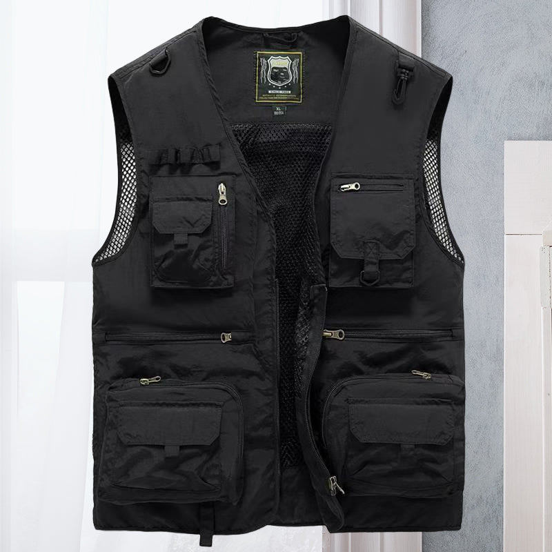 Vibonanza | Ademend Tactisch Outdoorgilet met Zakken