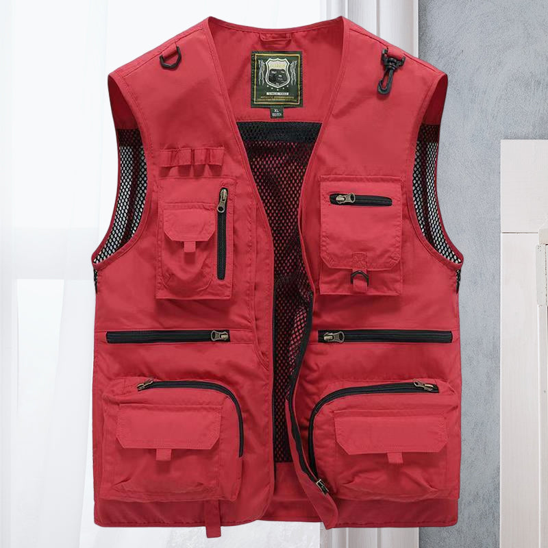 Vibonanza | Ademend Tactisch Outdoorgilet met Zakken
