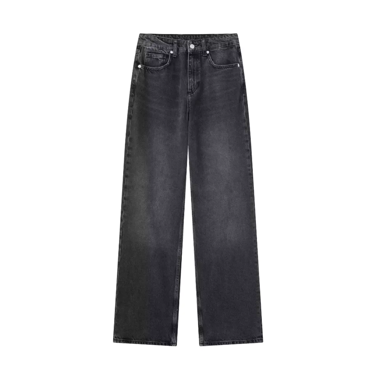 Vibonanza | Zwarte Hoge Taille Dames Jeans