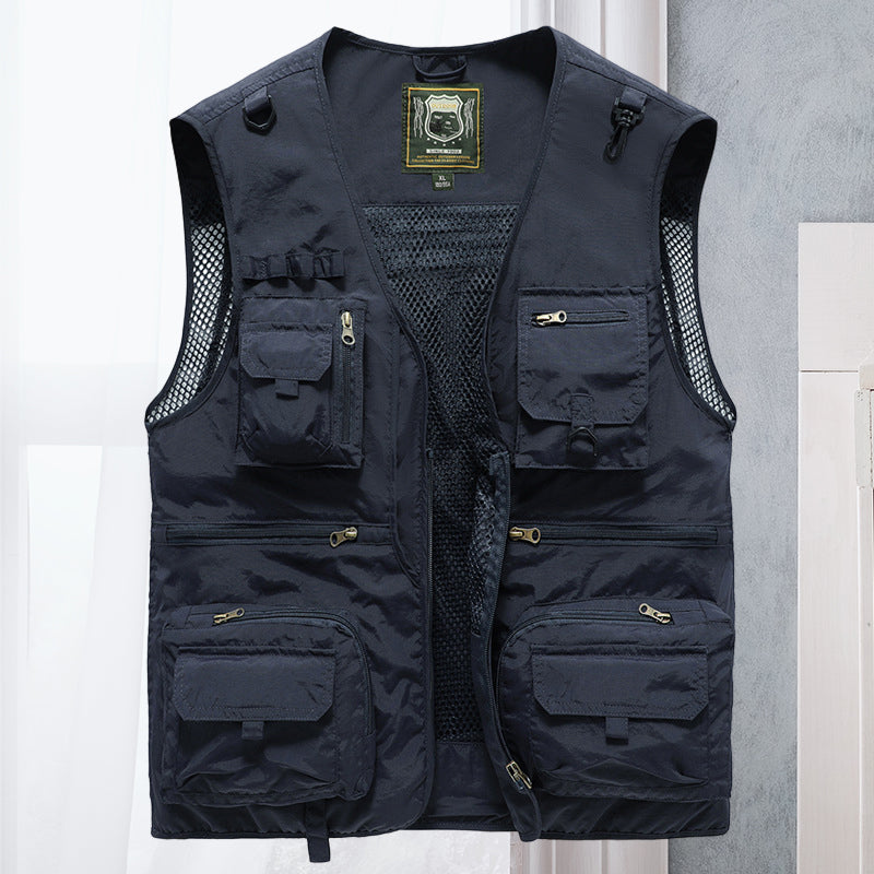 Vibonanza | Ademend Tactisch Outdoorgilet met Zakken