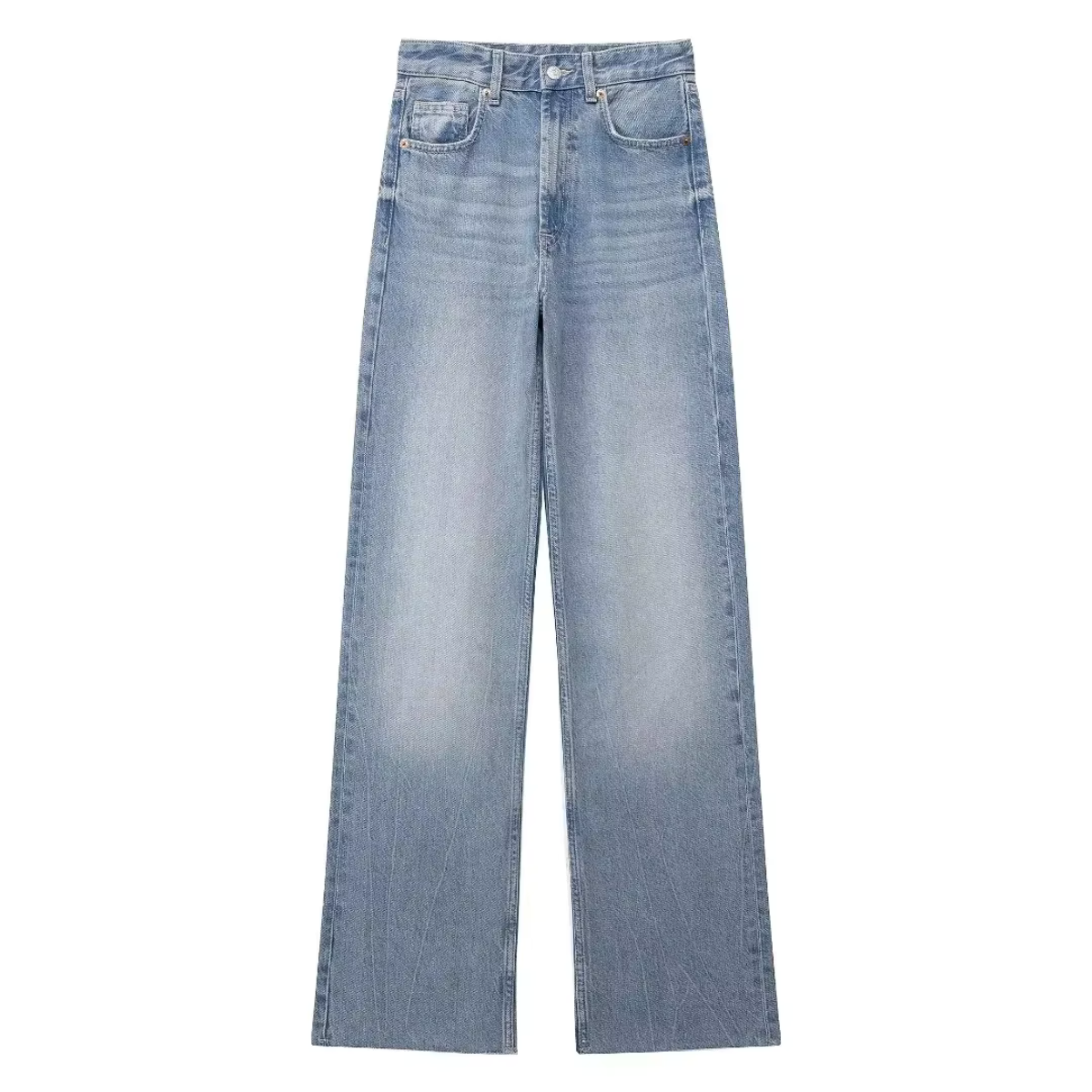 Vibonanza | Damesjeans Hoge Taille Retro Stijl