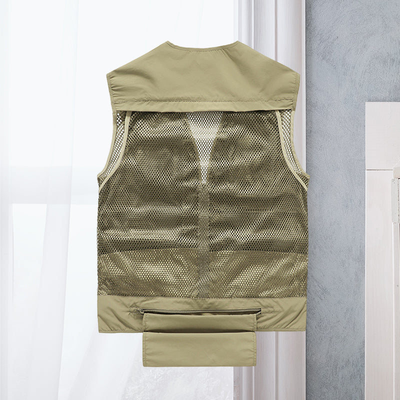 Vibonanza | Ademend Tactisch Outdoorgilet met Zakken