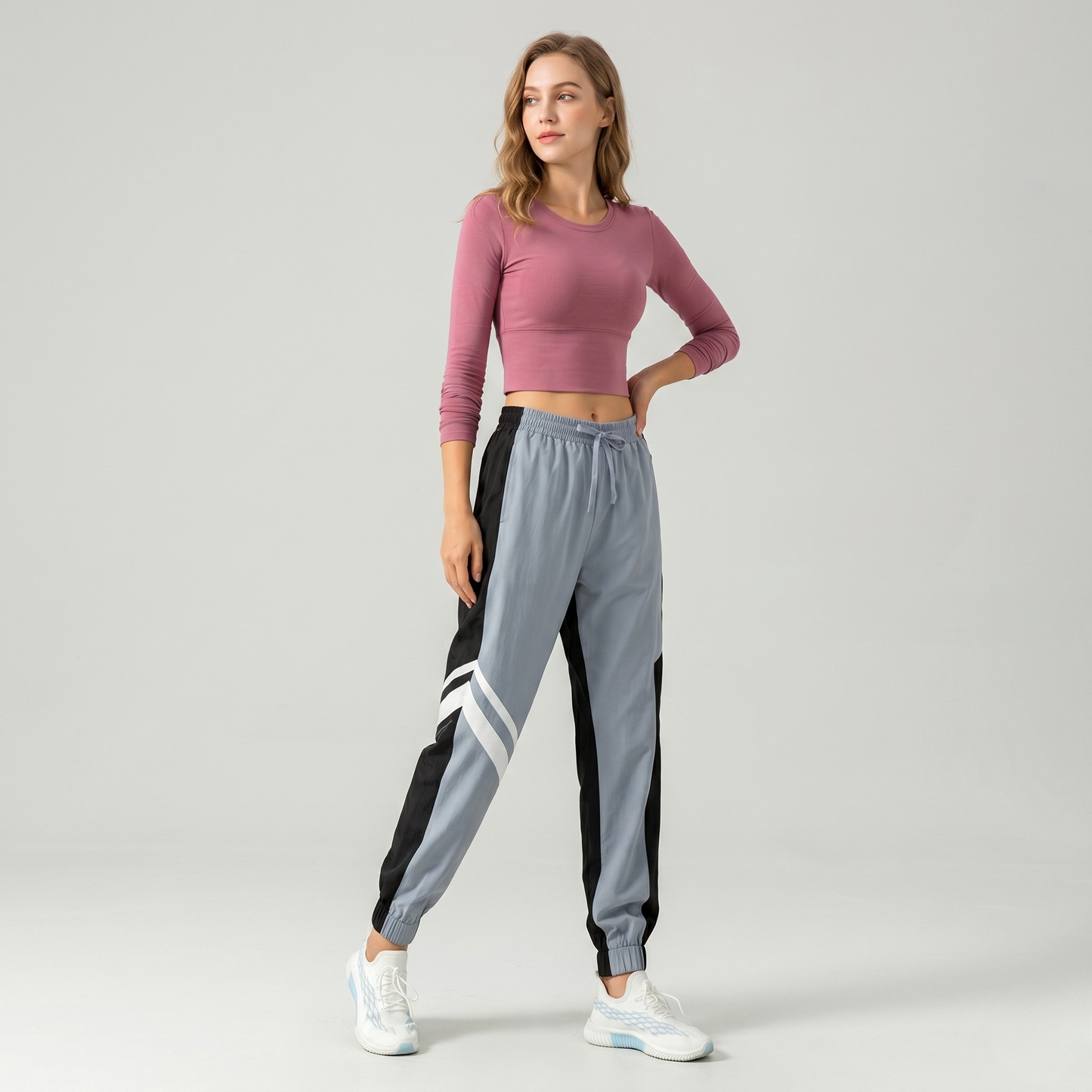 Vibonanza | Dames Joggingbroek met Elastische Taille en Zakken