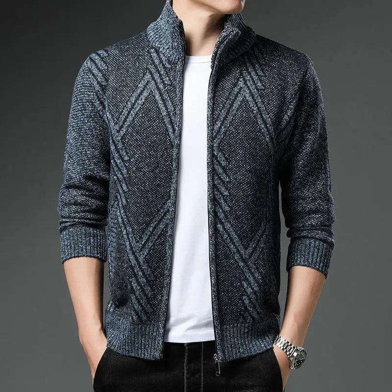 Vibonanza | Gestreept Fleece Vest met Ritssluiting