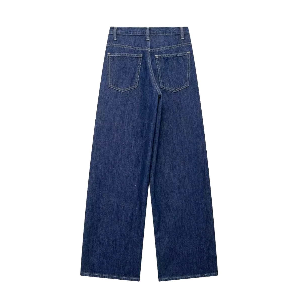 Vibonanza | Donker Denim Baggy Jeans Vrouw