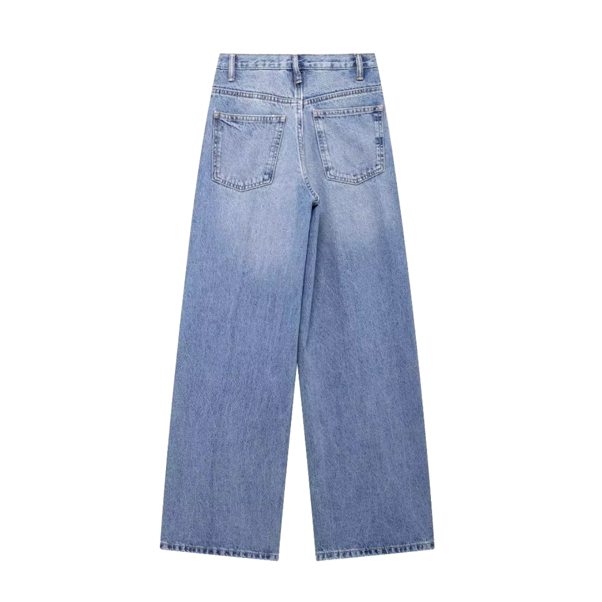Vibonanza | Baggy Damesjeans Licht Denim