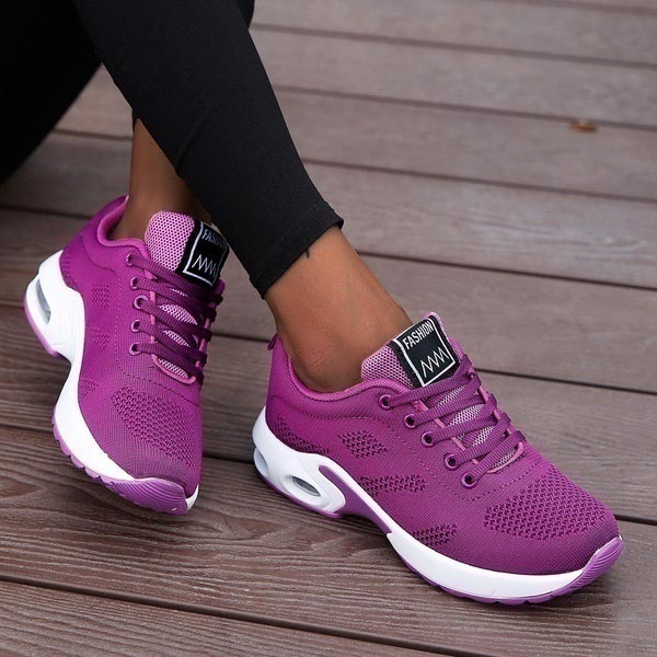 Vibonanza | Dames Sneakers Wit met Schokdemping