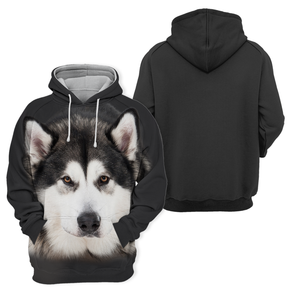 Vibonanza | Realistische Husky Hoodie voor Huisdieren