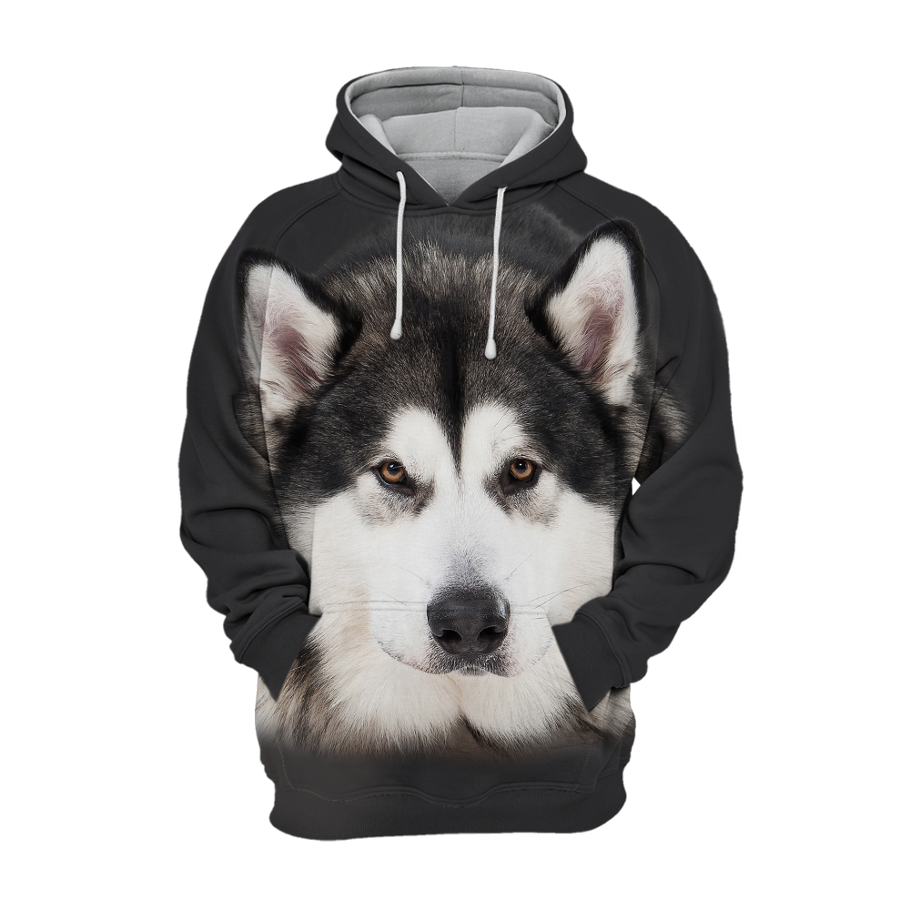Vibonanza | Realistische Husky Hoodie voor Huisdieren