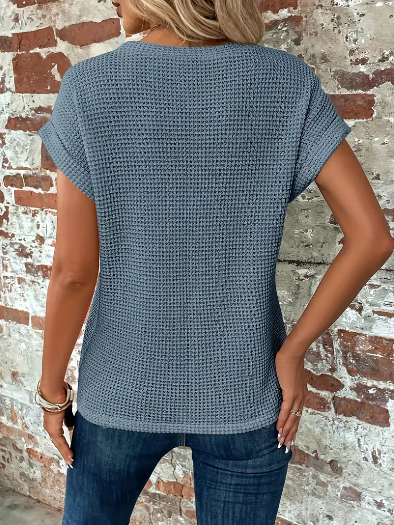 Vibonanza | Dames T-shirt Korte Mouw Ademend Katoen