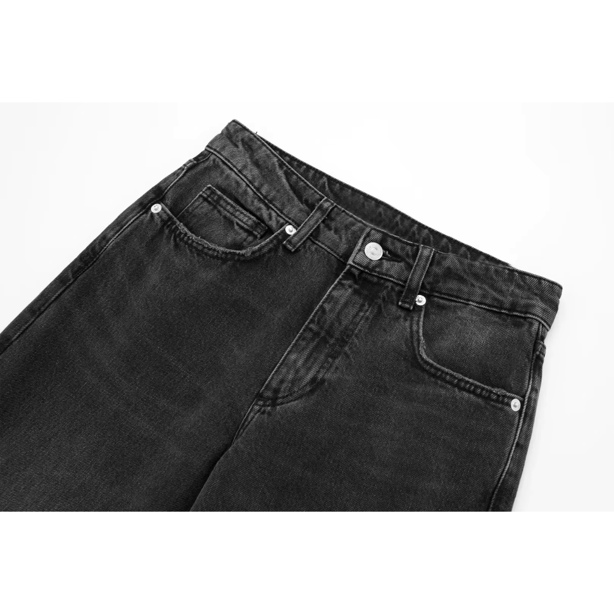 Vibonanza | Zwarte Hoge Taille Dames Jeans