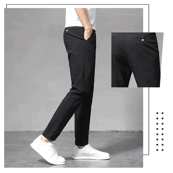 Vibonanza | Heren Stretchbroek met Luxe Uitstraling