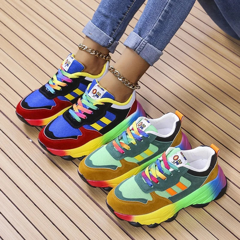 Vibonanza | Orthopedische Wandelsneakers met Schokabsorberende Zool
