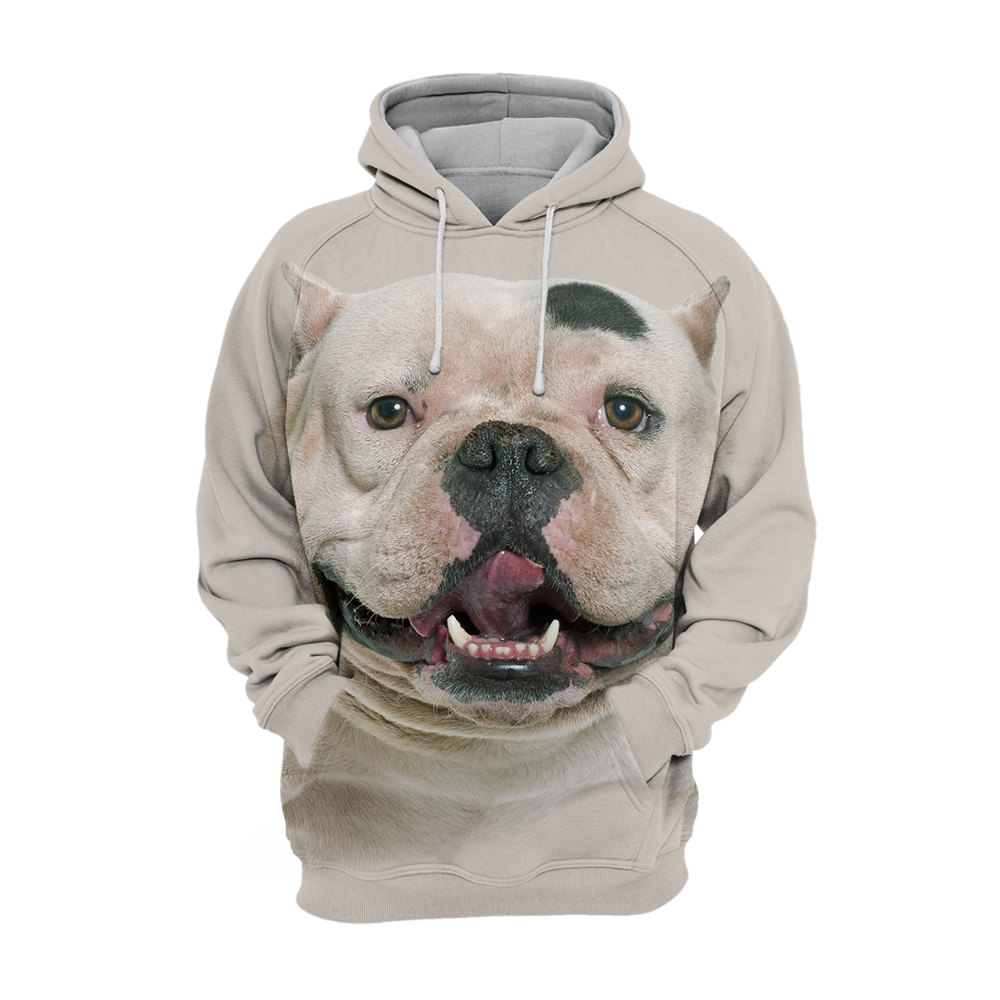 Vibonanza | Unisex Hoodie met Bulldog Print