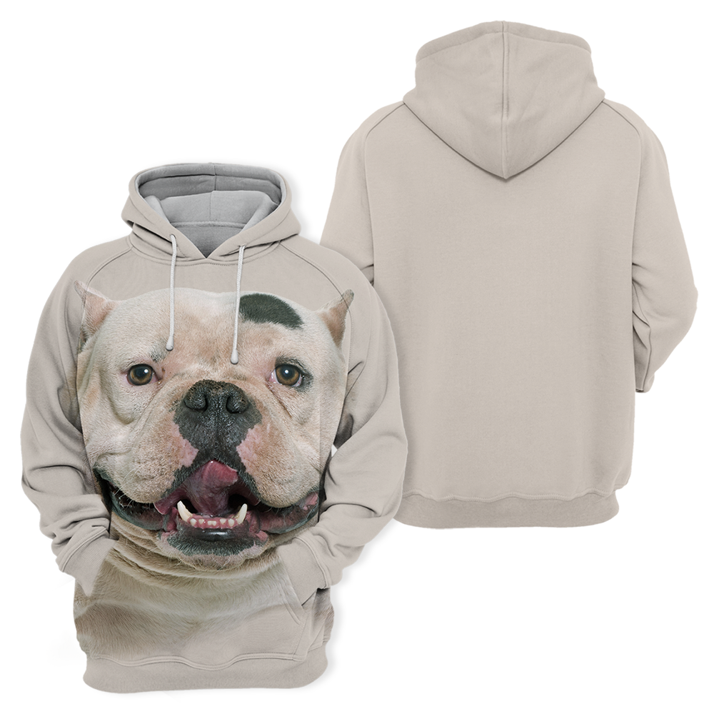 Vibonanza | Unisex Hoodie met Bulldog Print