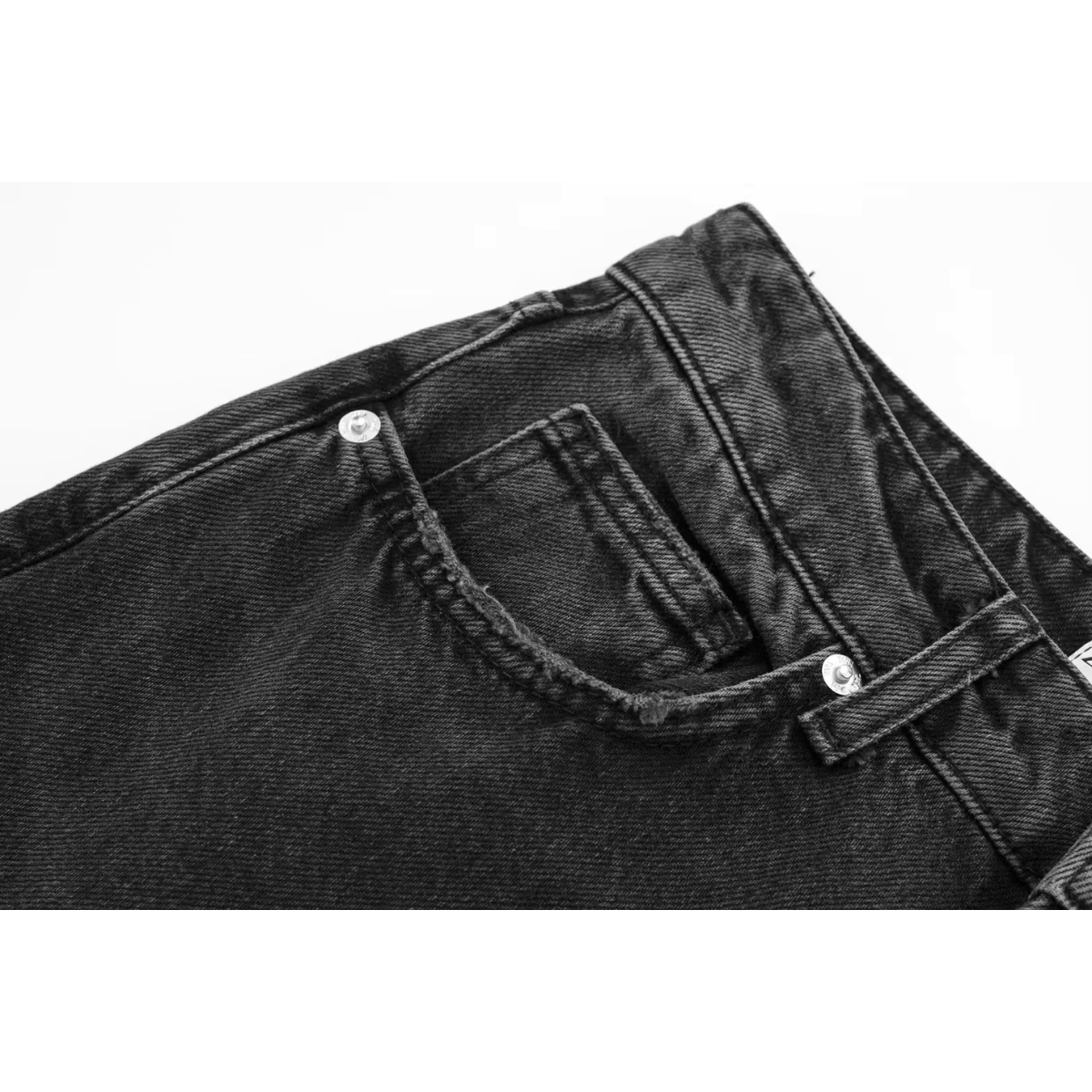 Vibonanza | Zwarte Hoge Taille Dames Jeans