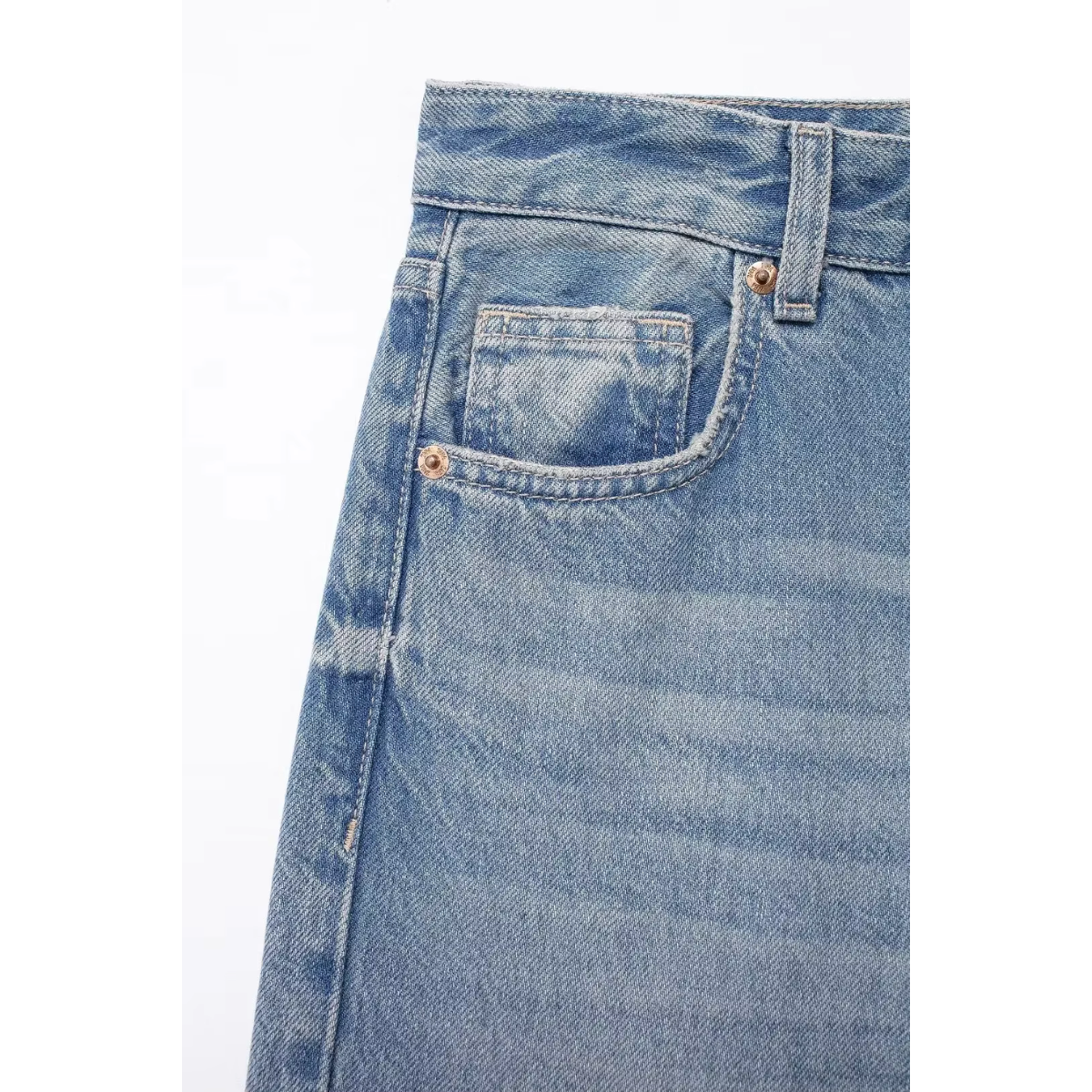 Vibonanza | Damesjeans Hoge Taille Retro Stijl