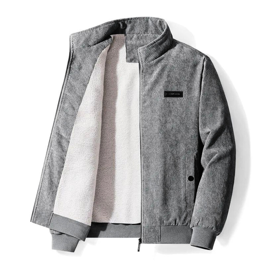 Vibonanza | Retro Corduroy Winterjas met Sherpa Voering