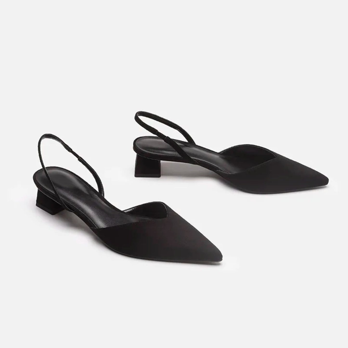 Vibonanza | Beige Leren Slingback Pumps Dames