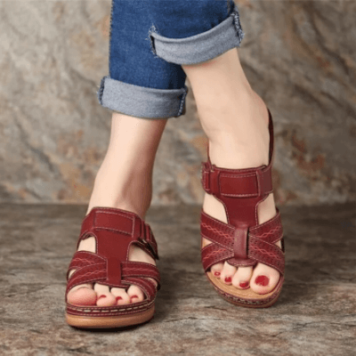 Vibonanza | Orthopedische Dames Sandalen Blauw