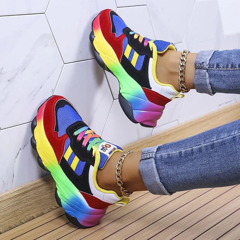 Vibonanza | Orthopedische Wandelsneakers met Schokabsorberende Zool